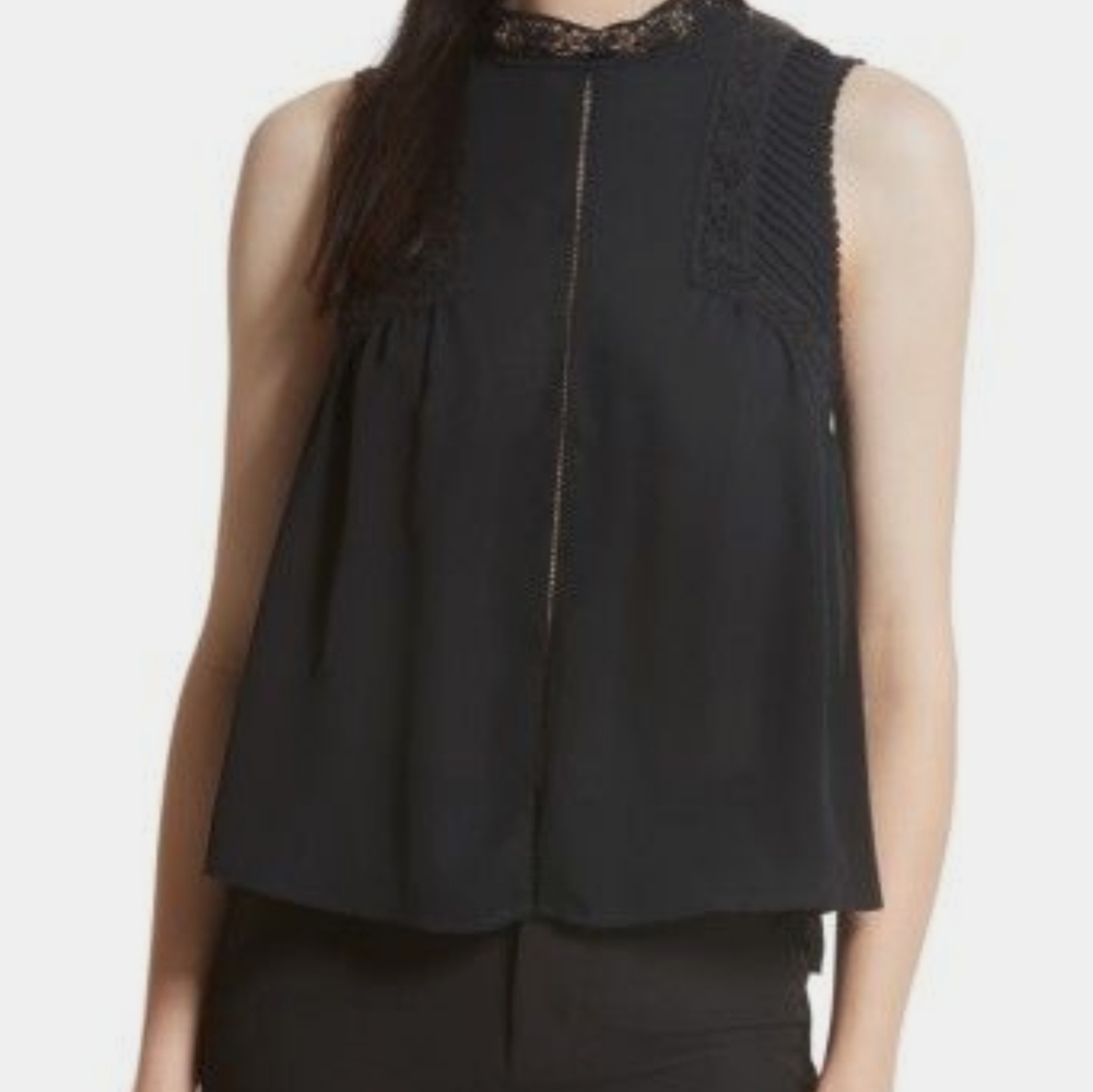 Rebecca Minkoff "Anne" Trapeze Top - M
